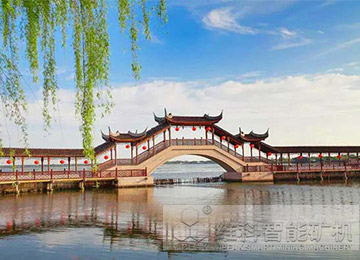 直擊現場|湖北石灰石破碎生產線，屹立于綠水青